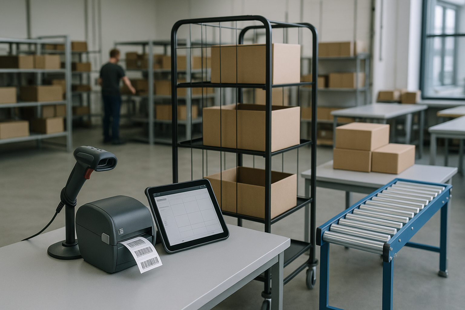 Automatisierung: Automation Hardware Setup als sichtbares Ergebnis funktionierender Prozesse.