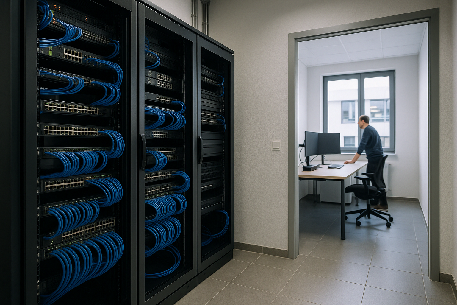 Infrastruktur- und Sicherheitsumfeld als Motiv für Microsoft 365 Security und Lizenzkontrolle.