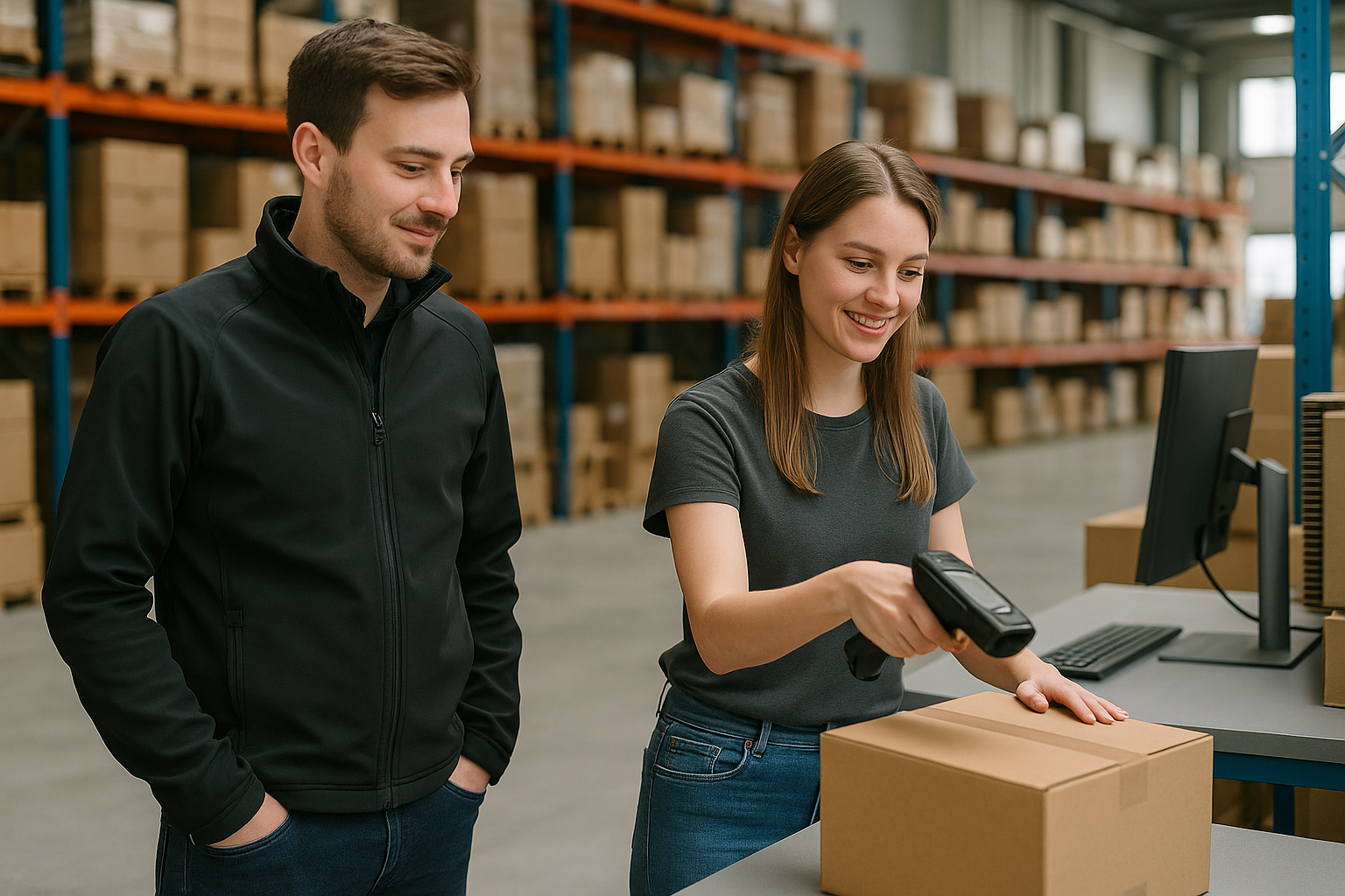 Warehouse Scanner Flow als moderne RIS-nahe Arbeitssituation.