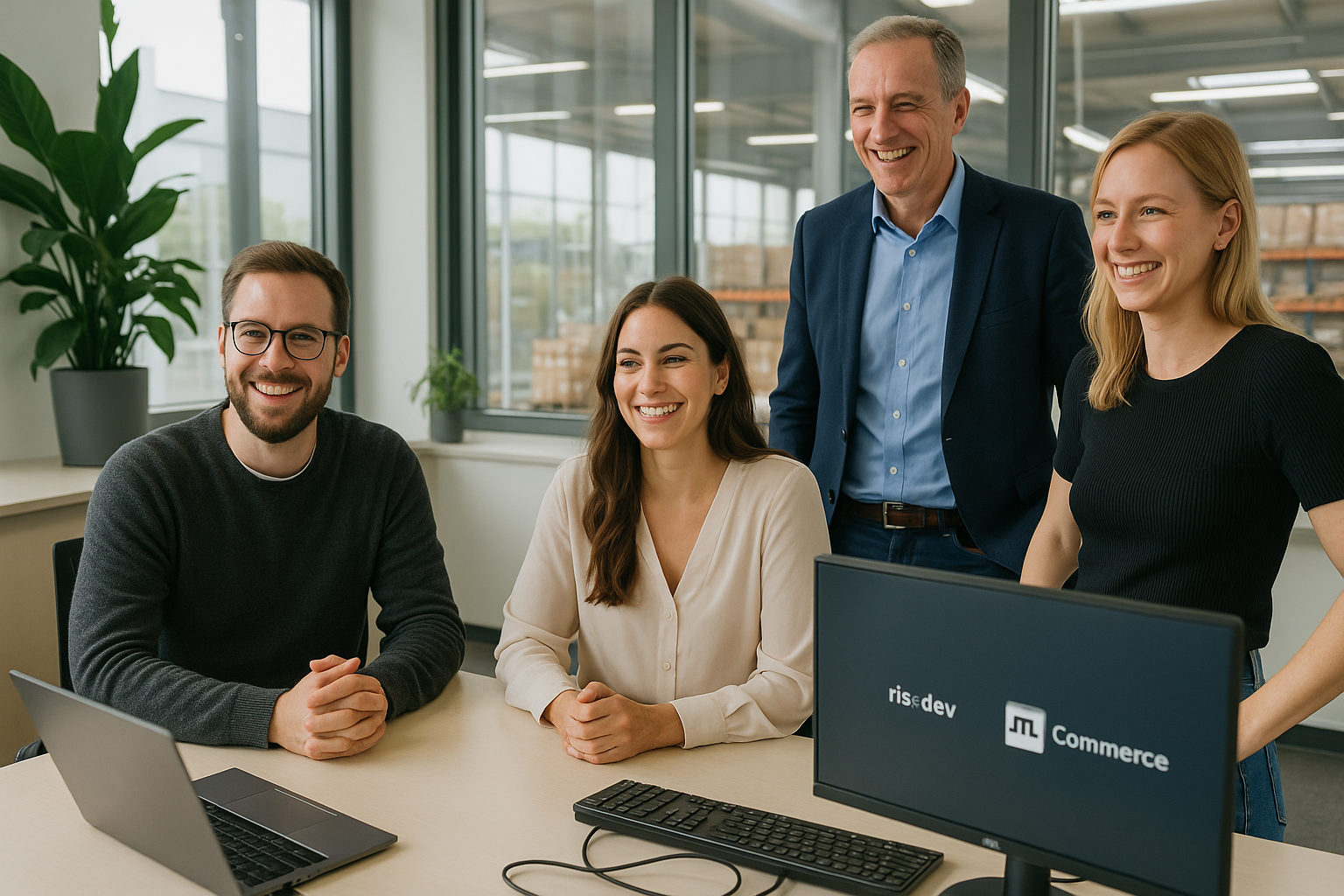 Go-Live Success Relief in moderner erfolgreicher RIS-Arbeitswelt.